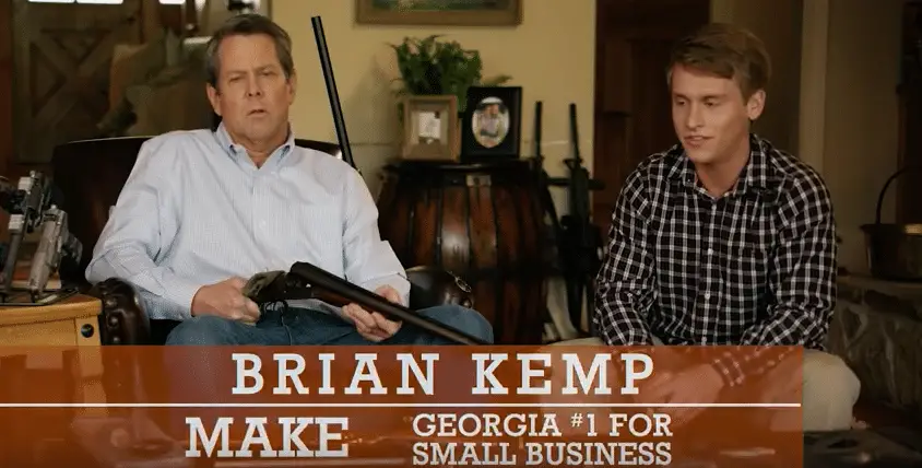 Brian Kemp gets out his gun in new campaign ad
