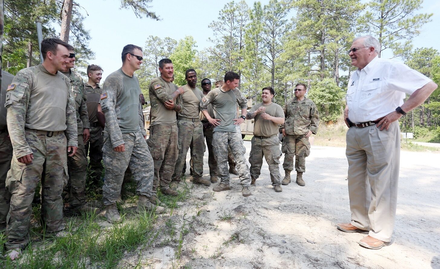 Deal visits Georgia's 48th Infantry Brigade as they prepare to mobilize to Afghanistan