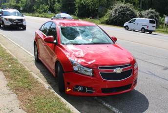 An inmate who was assigned to work detail in Gwinnett County was struck and killed by a motorist Wednesday morning while he was following behind the work detail bus on foot. The inmate has been identified as Hunter O'Conner, a 22 year-old resident of Mableton. O'Conner died on the scene.