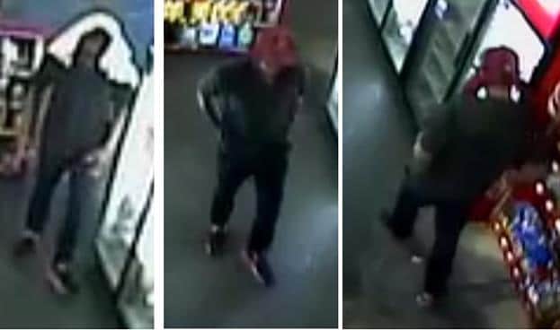A bizarre armed robbery at a Georgia convenience store last week involved an unusual response to a request for identification and a wardrobe change.