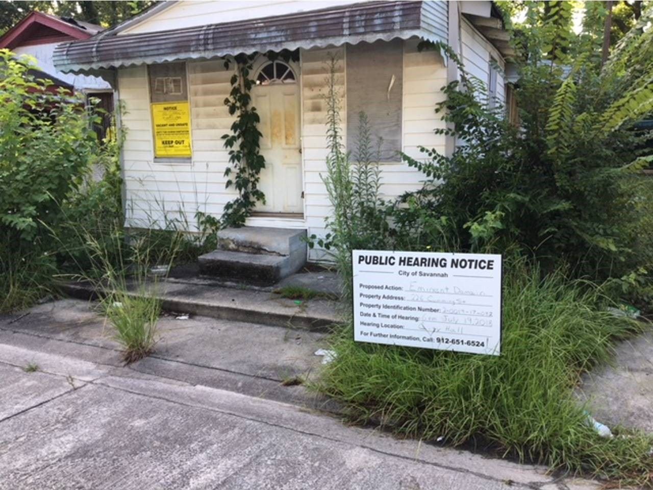 Savannah moves forward with eminent domain on abandoned property where 112 crimes have been reported