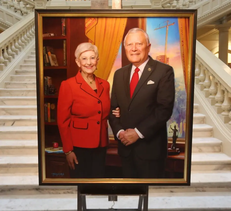 Portrait of Governor Nathan Deal unveiled at State Capitol