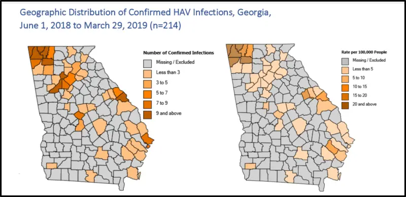 Outbreak: Georgia grapples with hepatitis A and E. coli infections