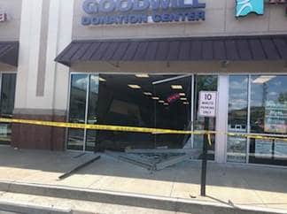 Car drives into Stone Mountain Goodwill store
