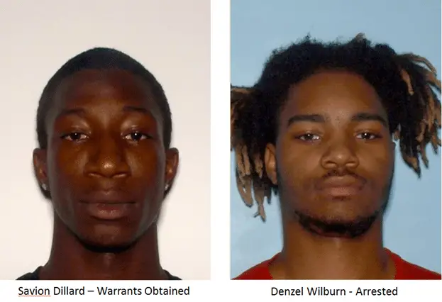 Police have named two suspects in the shooting of a 15-year-old in Buford. One of them is still on the run