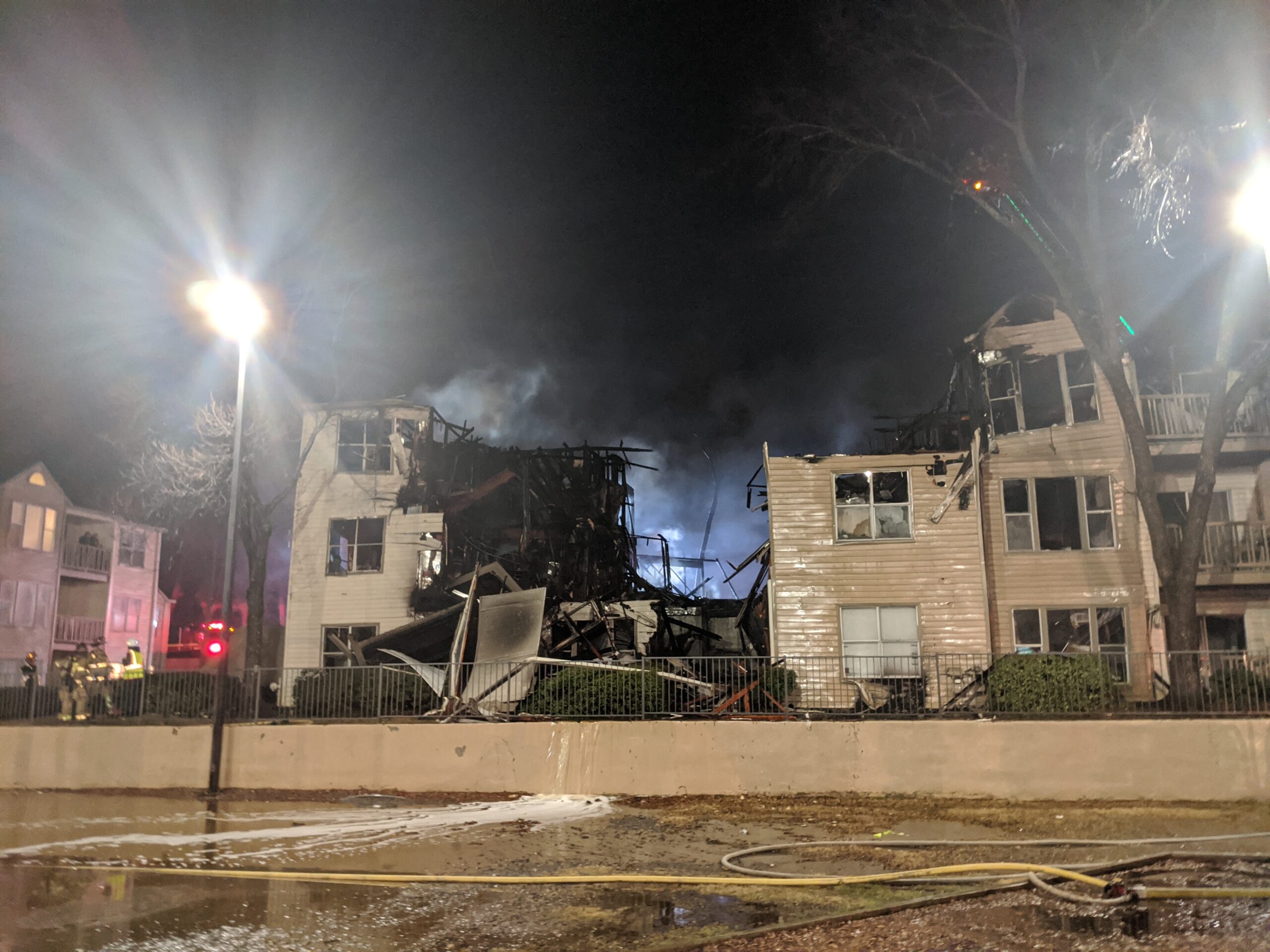 Fire Officials: Fire at Duluth apartment complex was caused by fireworks being set off in breezeway