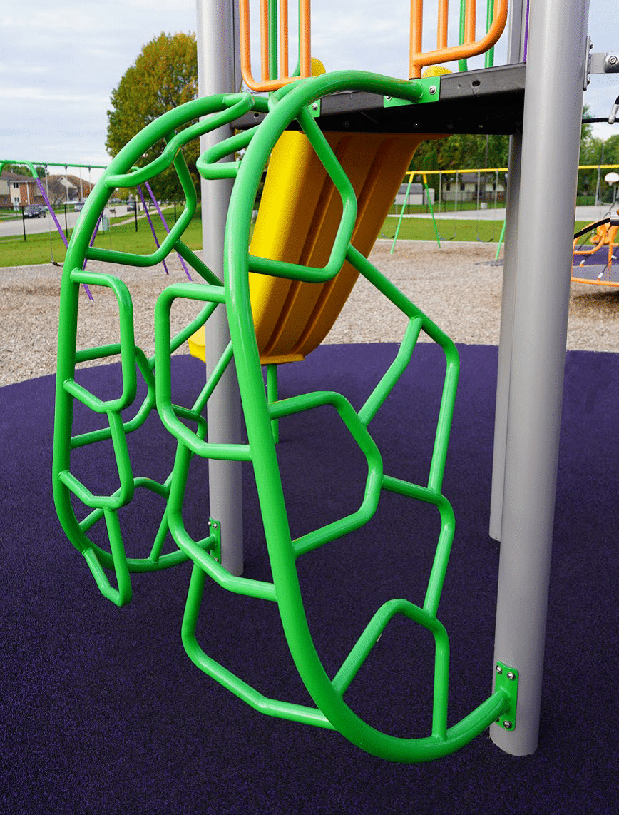 The Recall: About 440 playground climbers manufactured by BCI Burke and distributed between Nov. 2015 and August 2019 are being recalled due to an entrapment hazard. The product being recalled goes by the name Merge Playground Climbers.