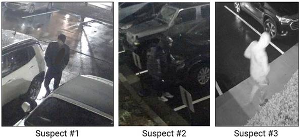 Thieves broke into 26 vehicles in 2 hours during Tuesday morning crime spree