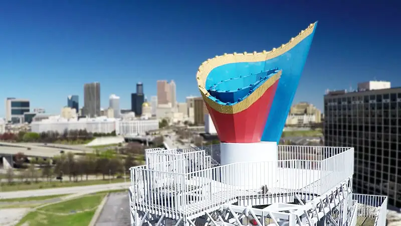 Atlanta's Olympic cauldron will be lit for the first time since 1996