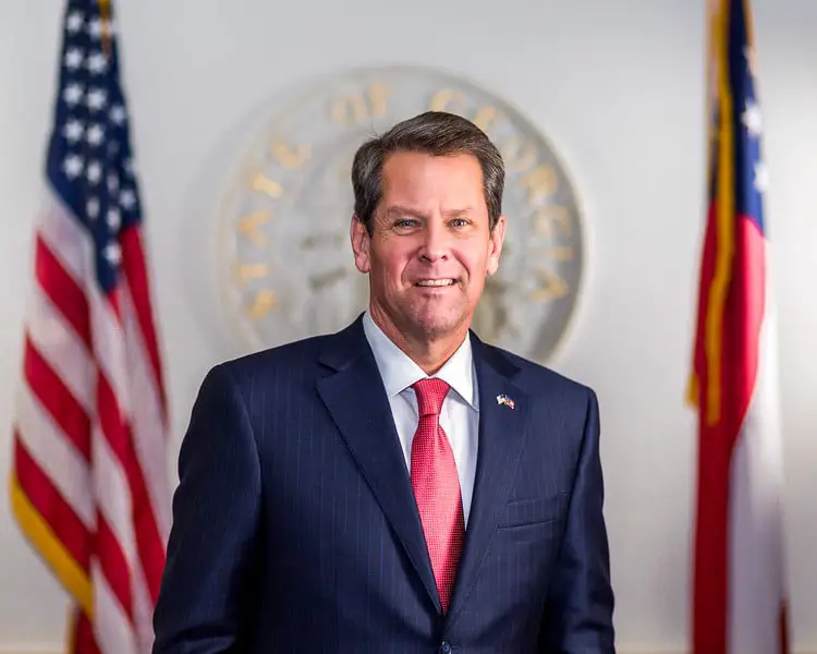 What was Brian Kemp's job before he became governor of Georgia?