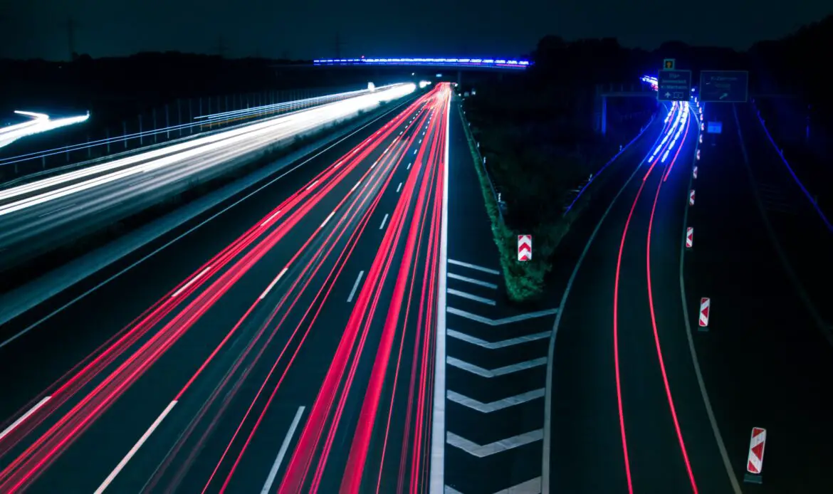 traffic, lights, highway