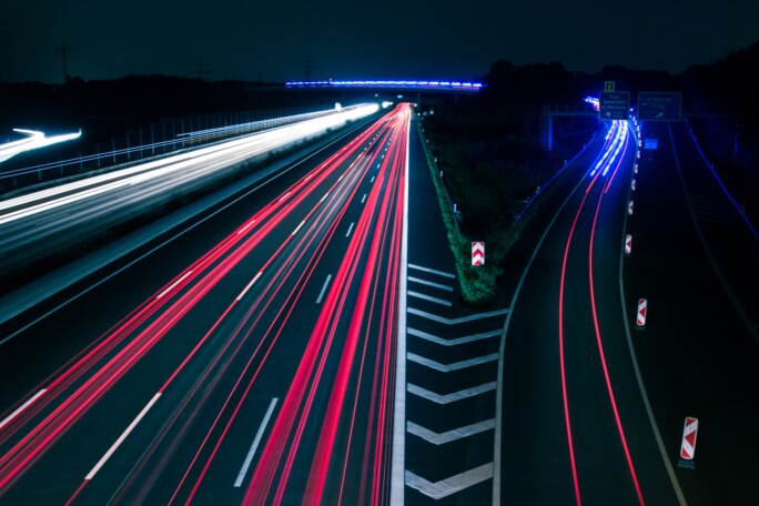 traffic, lights, highway