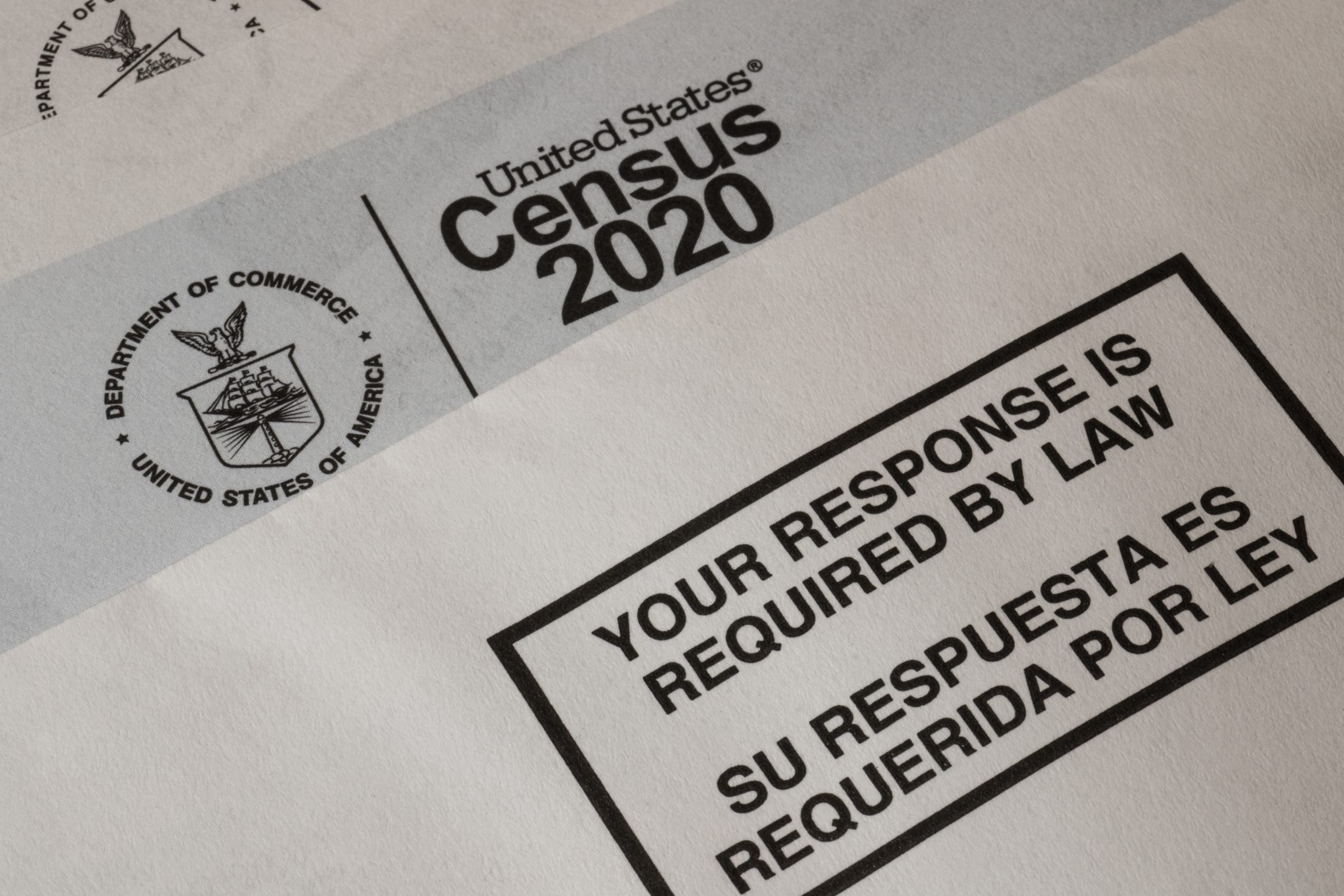 Census 2020 form. The census is the procedure of systematically acquiring and recording information about the members of a given population.
