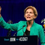 San Francisco, CA - August 23, 2019: Presidential candidate Elizabeth Warren speaking at the Democratic National Convention summer session in San Francisco, California.
