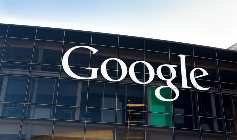 Google Corporate Headquarters and Logo