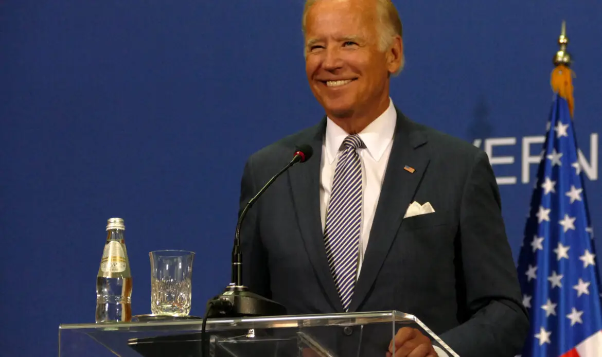 US Vice President Joseph 'Joe' Biden and Serbian PM Aleksandar Vucic holds a joint press conference