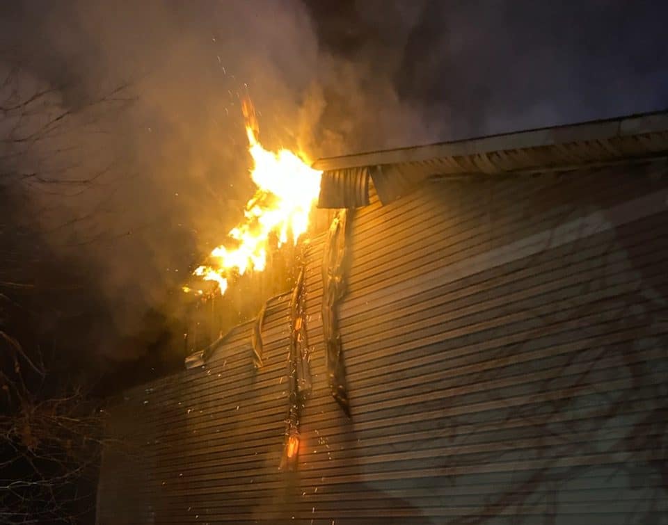 20 people displaced after Christmas night apartment fire
