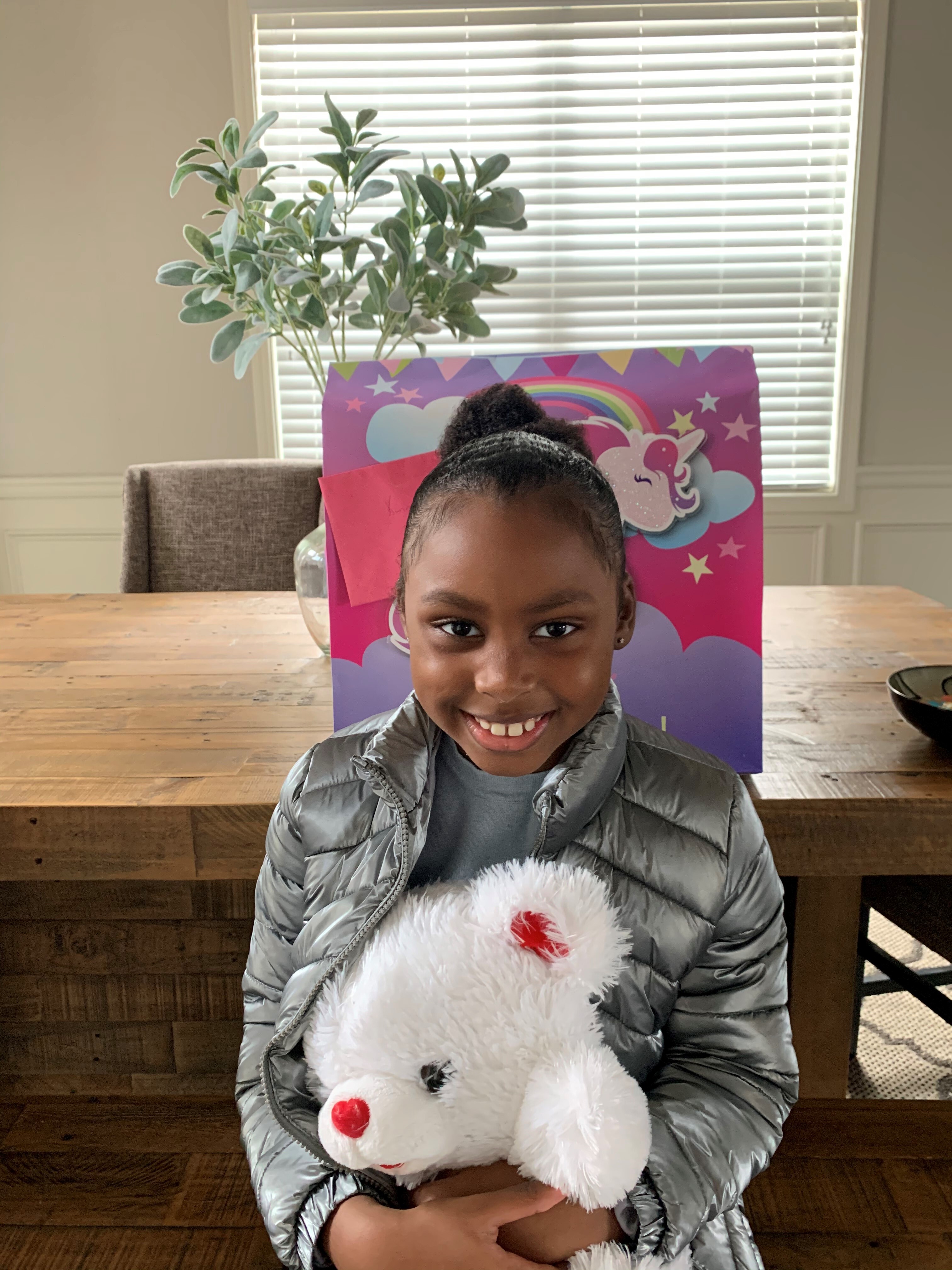The 7-year-old girl who was shot by a stray bullet while riding with her aunt in a car outside Phipps Plaza has died.