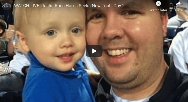 Today marks Day 2 of hearings into a retrial for Justin Ross Harris, the Cobb County man who was found guilty of leaving his 20-month-old son Cooper in a hot car in June of 2014.