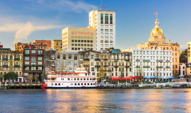Savannah Georgia Skyline