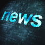 News concept: News on digital background