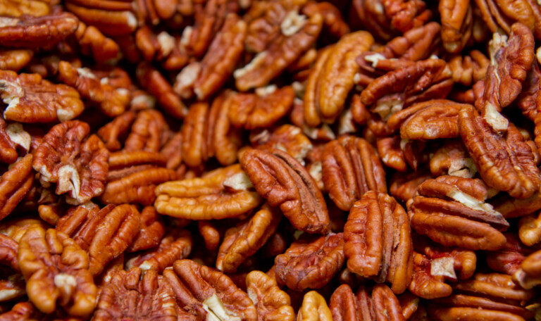 Background of nuts -