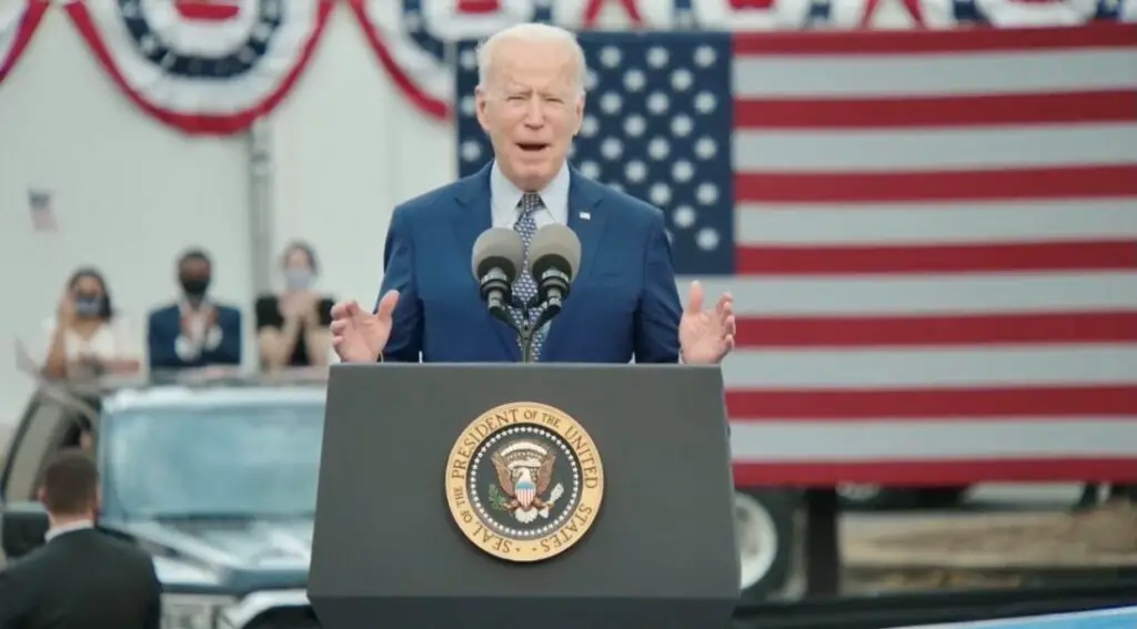 Here's what Joe Biden said during his visit to Georgia Thursday