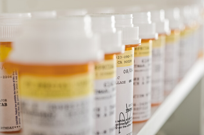 Closeup Of Prescription Drugs