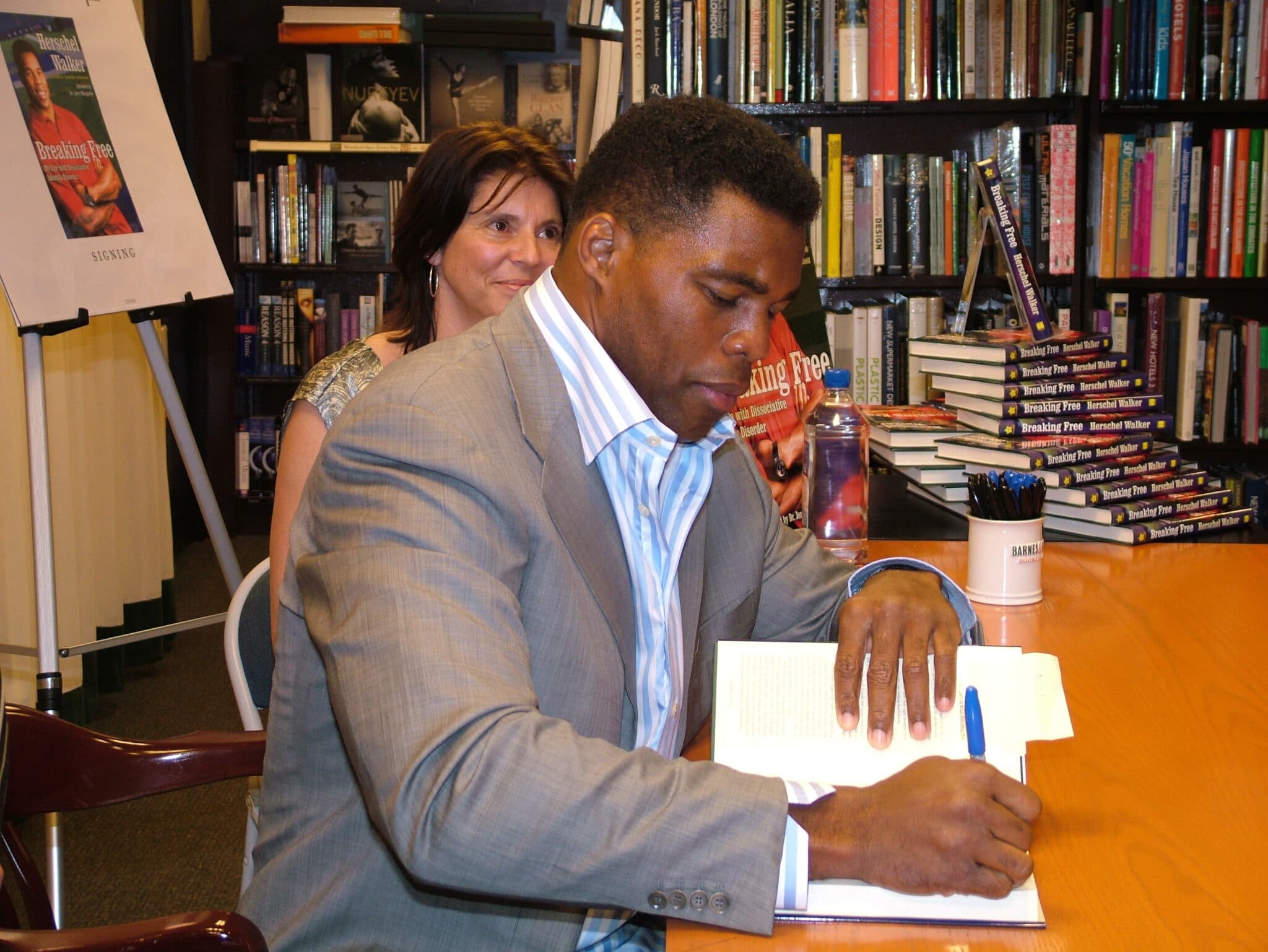 What did Herschel Walker say about climate change?