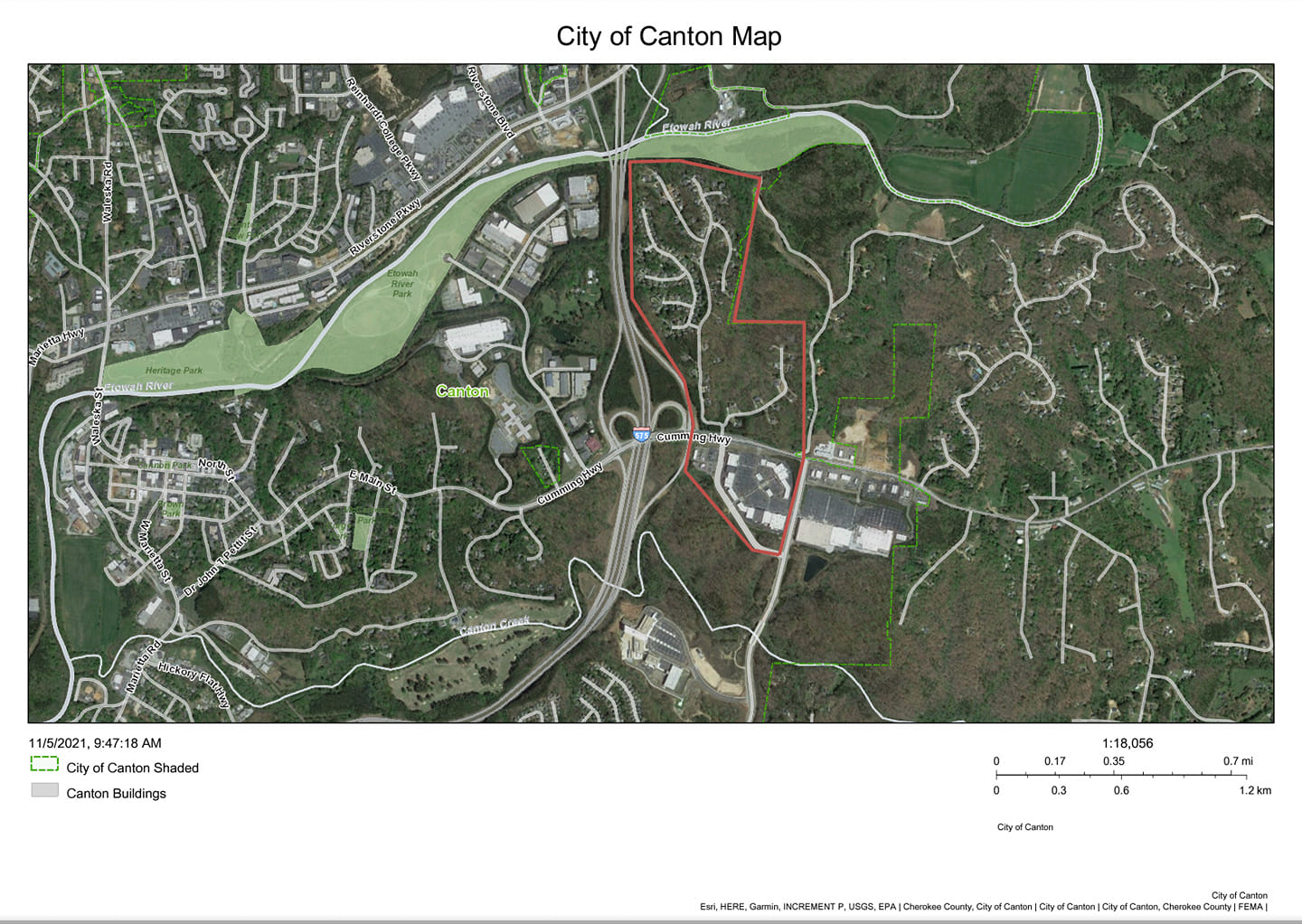 Parts of Canton will be without water Monday night
