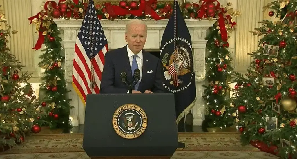 Here's what Joe Biden said about omicron today