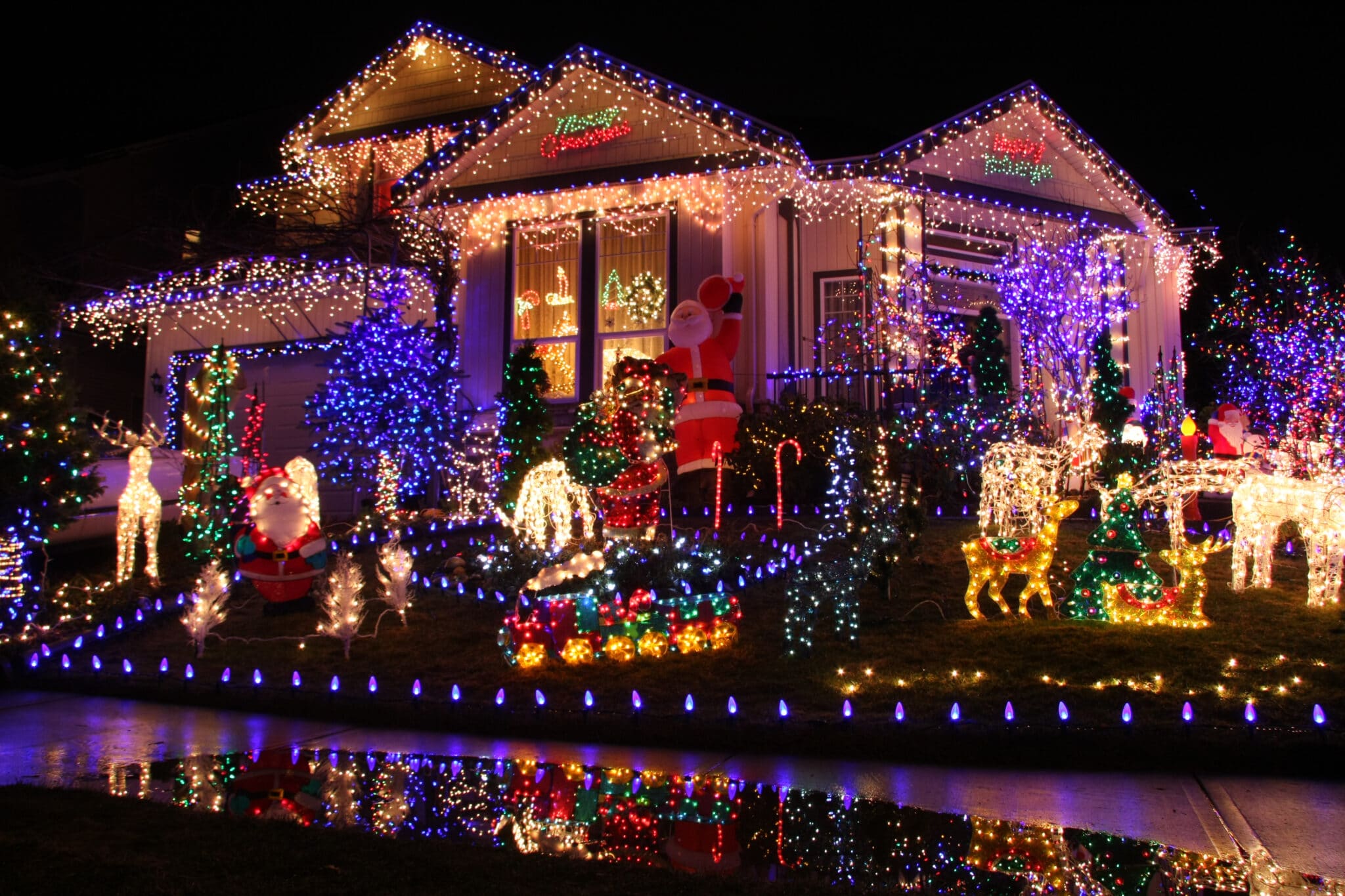 Looking for Christmas light displays? Columbia County has them