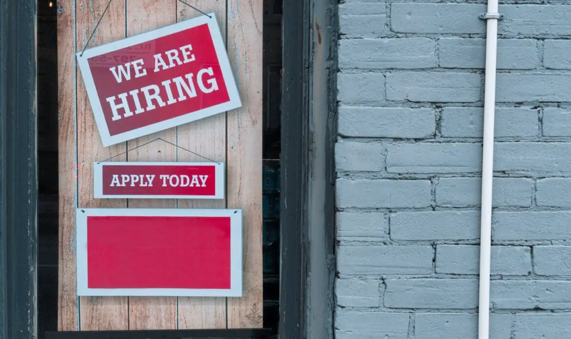 "We are hiring" banner