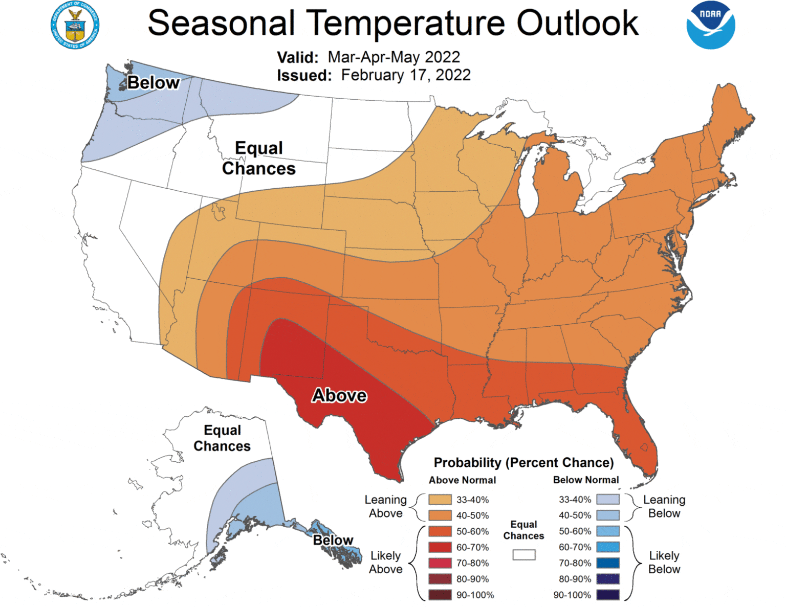 Spring weather in Georgia is expected to be warmer than usual
