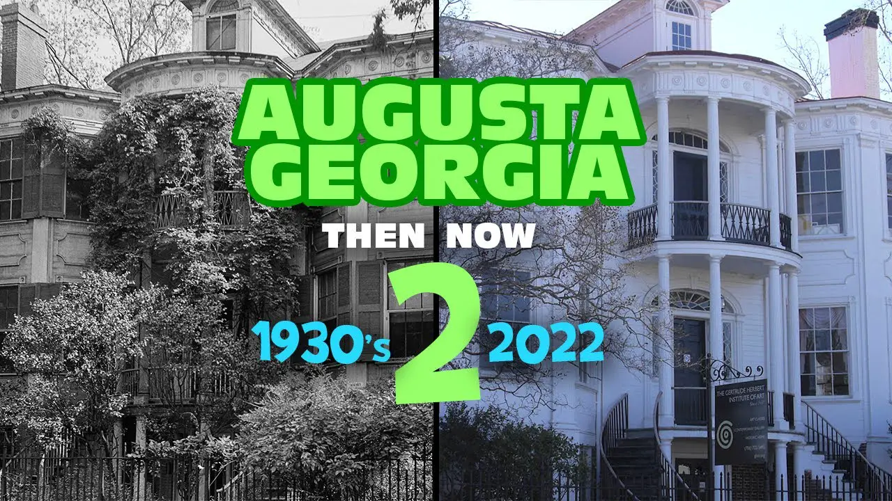 Stunning photos of Augusta in the 1930s compared to today