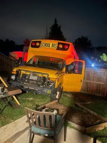 A Georgia man and woman took a school bus on 'joy ride' before crashing it