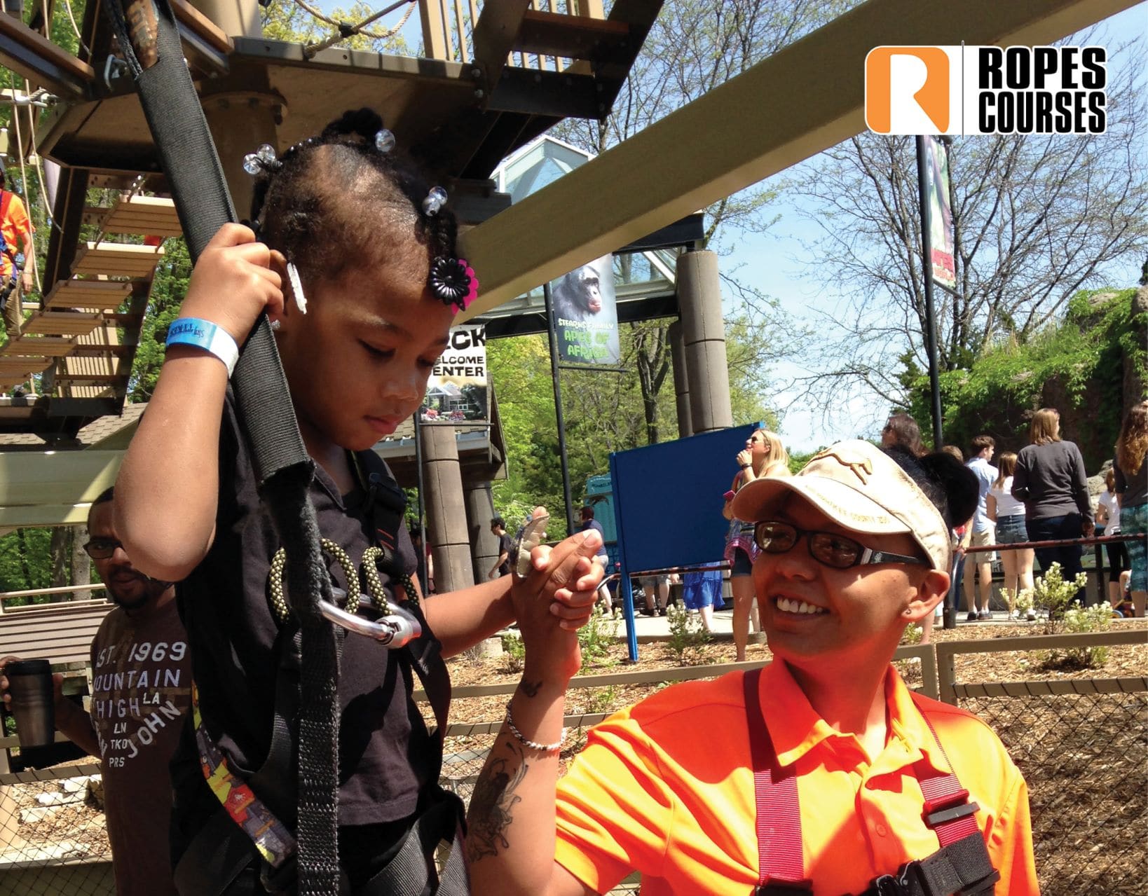 Zoo Atlanta debuts ropes course for its smallest visitors