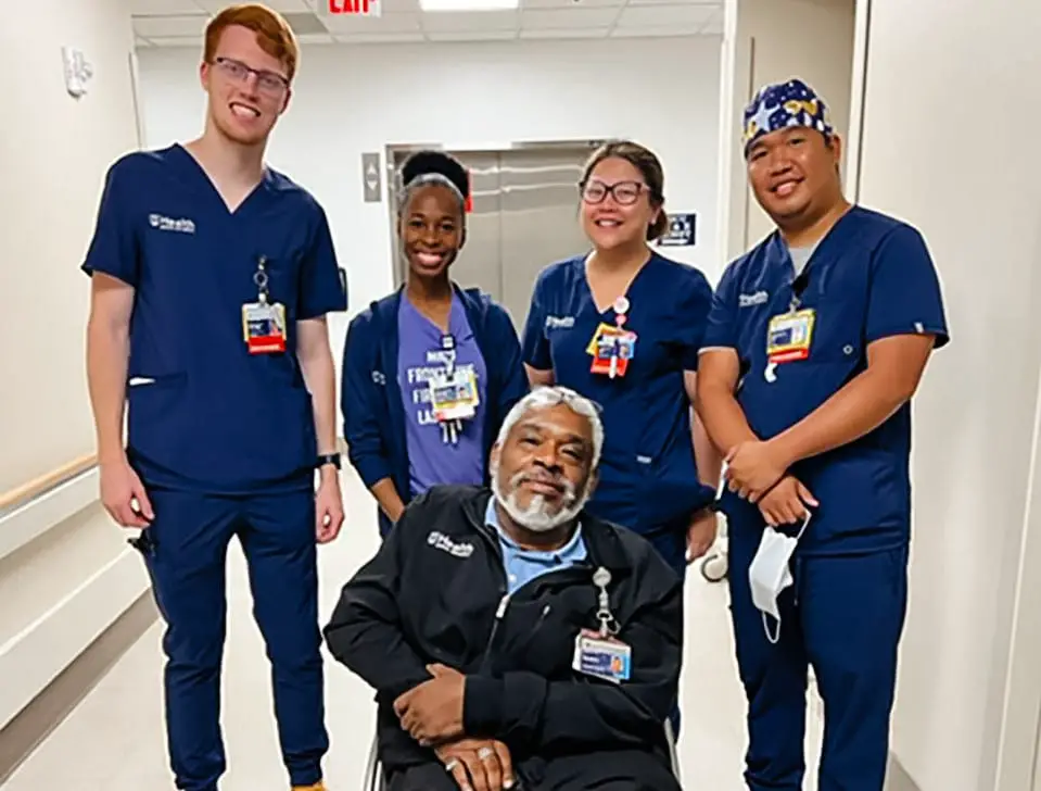 Augusta University Health employee says 'thank you' to hospital staff for his life-saving coronavirus care