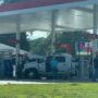 Driver plows pickup truck into Paulding County gas station