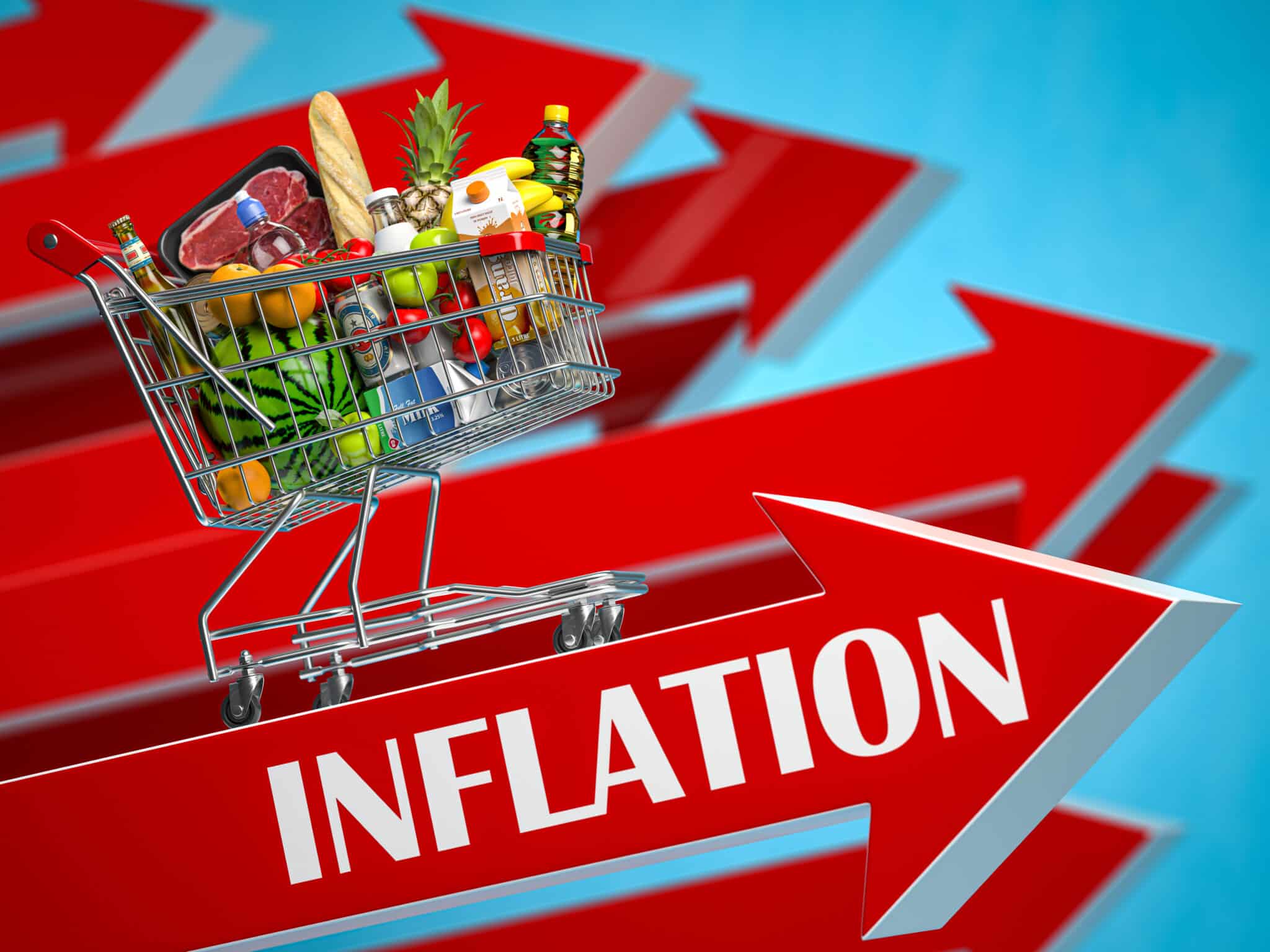 Inflation rose less than expected last month, but it is still rising