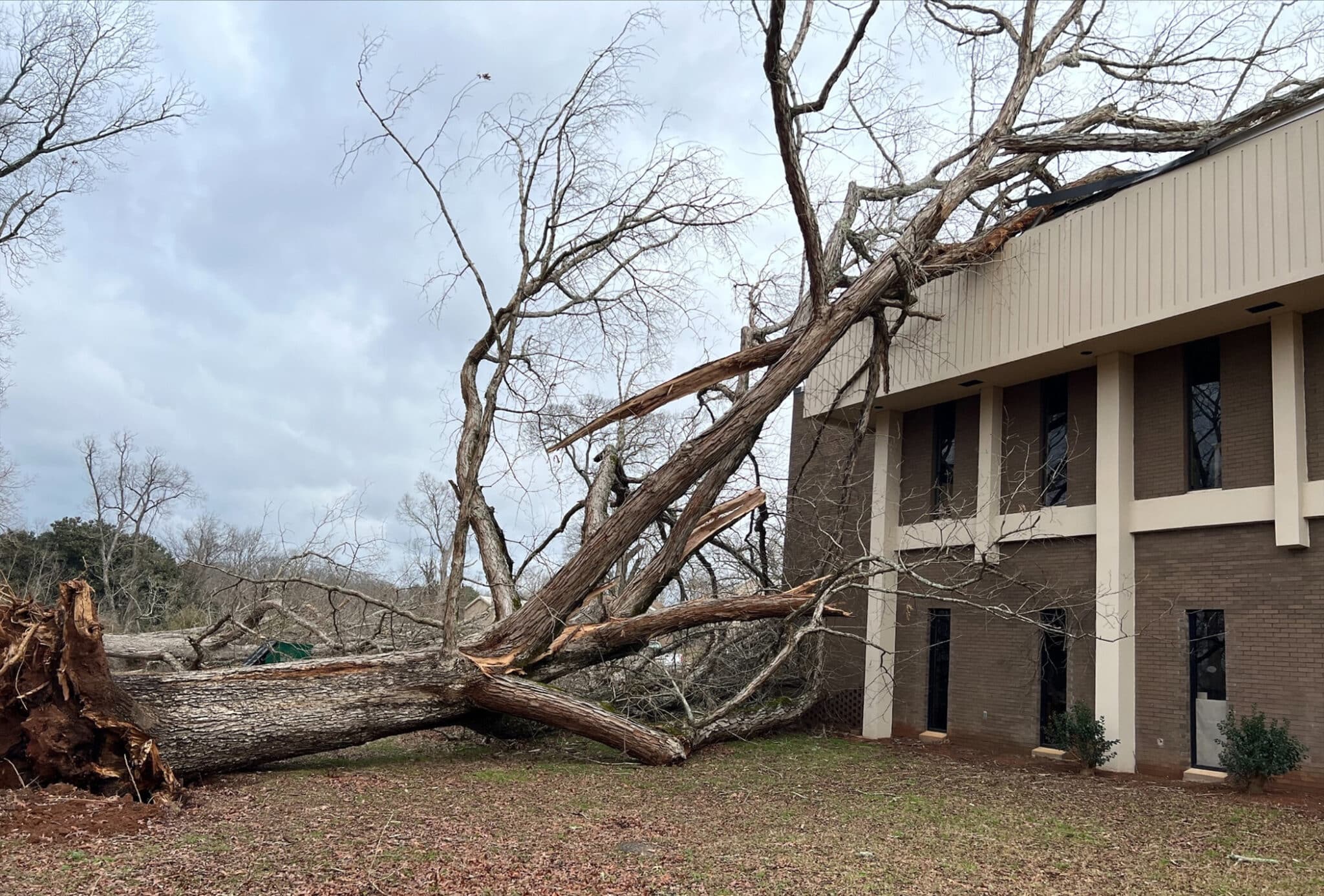 The University of Georgia Griffin campus sustained significant damage following strong storms and a tornado that struck Griffin-Spalding County Thursday, Jan. 12.