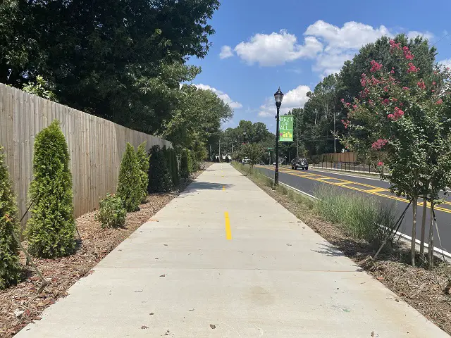 New path on Winters Chapel Road set to open