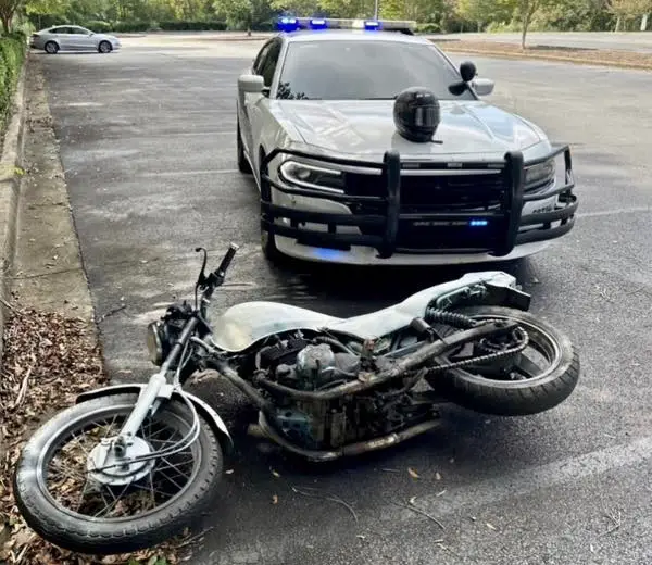 High Speed Motorcycle Chase in Bibb County Leads to Capture of Man with 3 Warrants