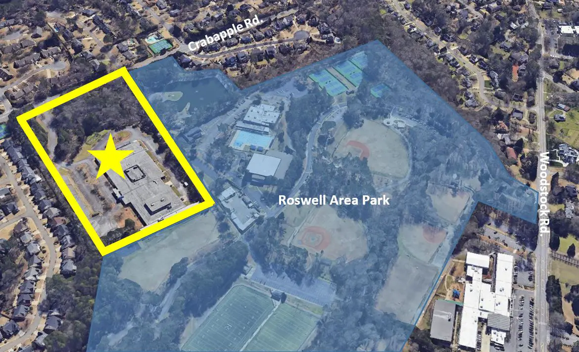It's Official: Roswell Now Owns The Old Crabapple Middle School Property