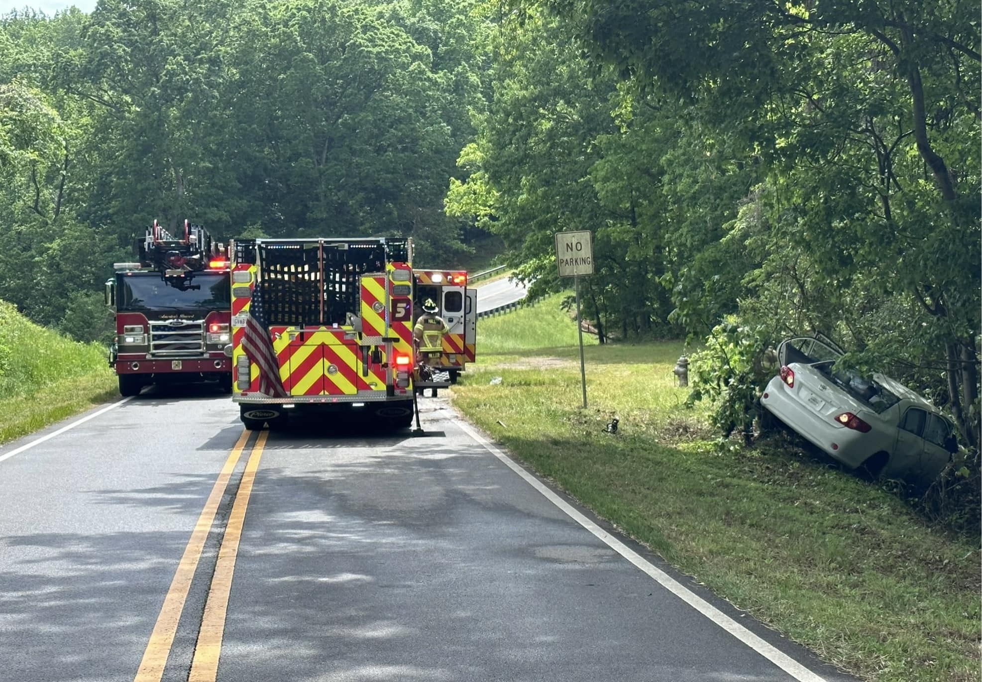 Stephens Road in Hall County Reopens After Serious Single-Vehicle Crash