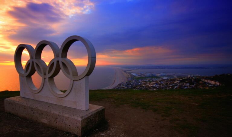 Gray Olympics Concrete Block