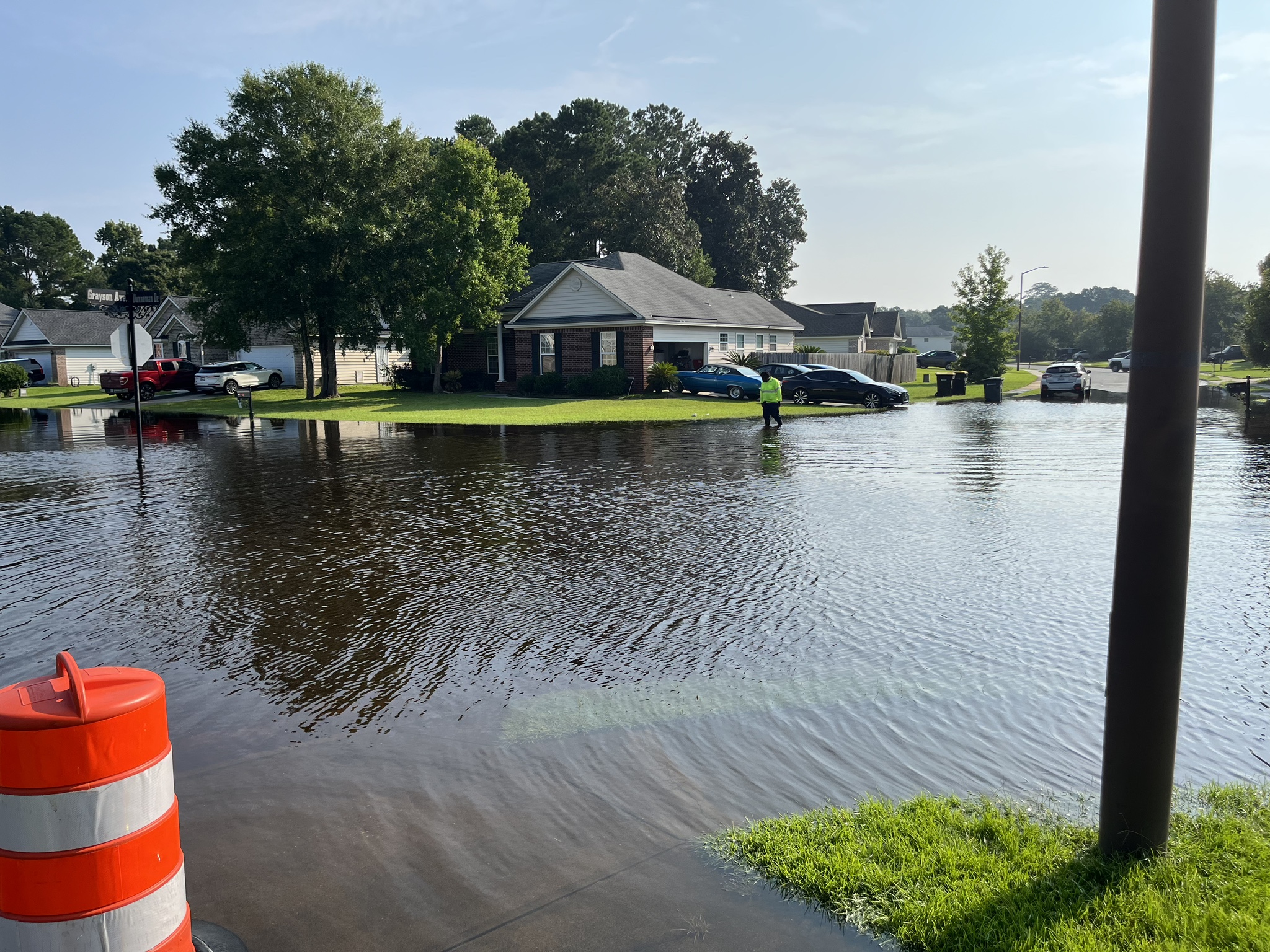 The Ogeechee River's relentless rise has triggered significant street flooding in Savannah's Bradley Point and nearby areas, prompting urgent action from city officials.