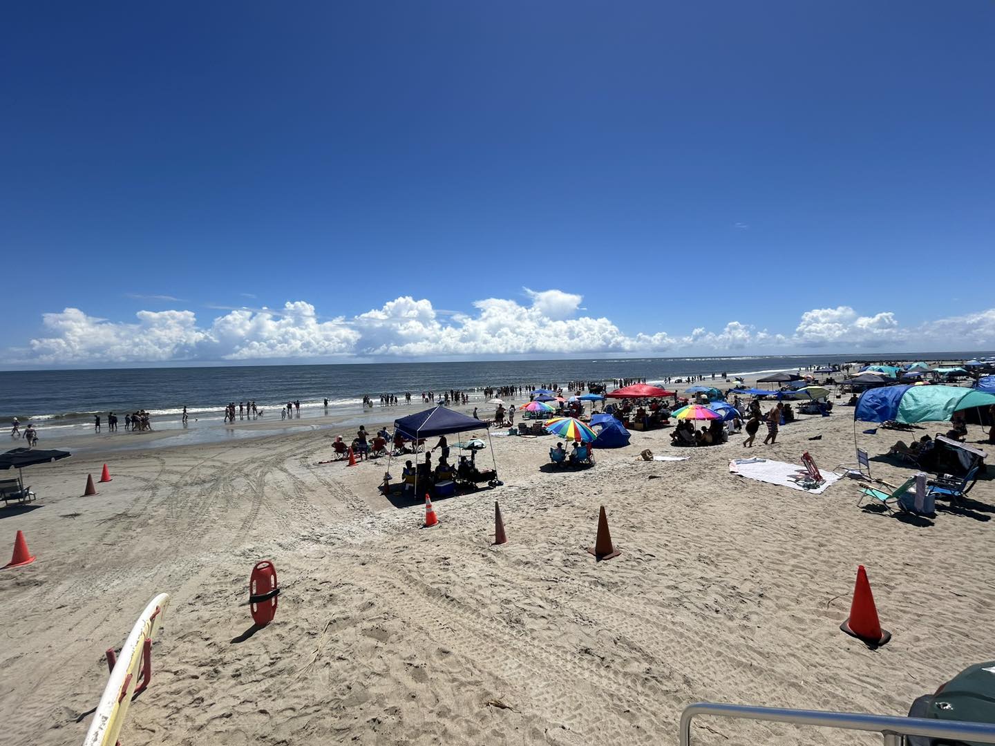 Sharks don’t typically make it to the headlines, but when they do, it’s because something is off. A shark, estimated to be over 10 feet long, was spotted just 100 yards offshore between 17th and 18th Street, sending lifeguards into action.