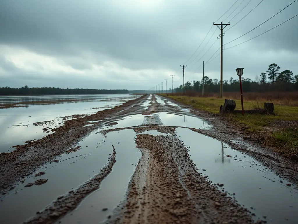 Toombs County Roads Are Flooded