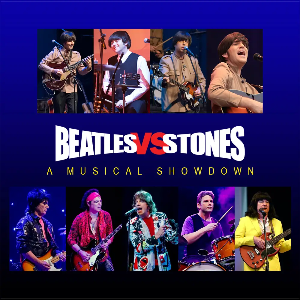 The enduring rivalry between the Beatles and the Rolling Stones will take center stage as tribute bands Abbey Road and Satisfaction perform a musical showdown on Thursday, March 6, at the Rialto Center for the Arts at Georgia State University.